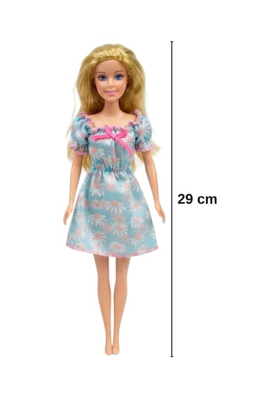 Good Girl Anne Ve Tatlı Bebeği Bakım Seti - 29 Cm Aksesuarlı Oyuncak Bebek Ve Beşik Sarı