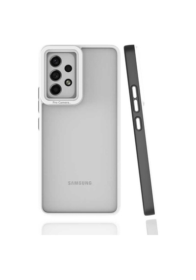 Ecruz Galaxy Uyumlu A53 5g Kılıf Ecrz Mima Kapak - Siyah