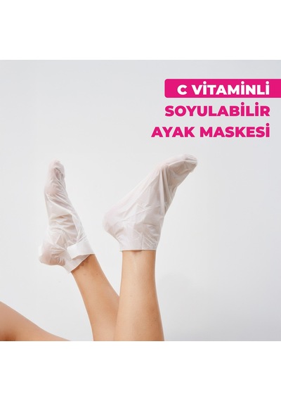 Dermokil C Vitaminli Peeling Etkili Soyulabilen Çorap Tipi Ayak Maskesi 30 Ml