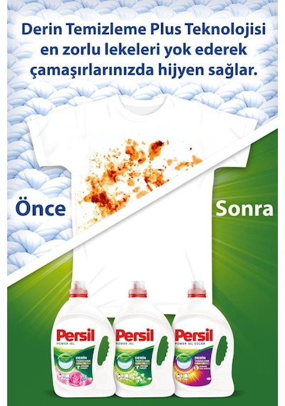 Persil Power Jel Gülün Büyüsü Sıvı Çamaşır Deterjanı 60 Yıkama 4200 ML