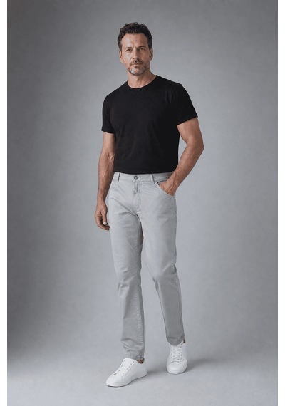 Bisse Gri Pamuk Cepli Chino Pamuklu Spor Pantolon Pns25y25103 D55