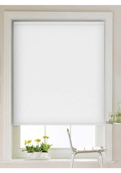 Beyaz Blackout Karartma Stor Perde 120x200 Cm, 482 Çok Renkli