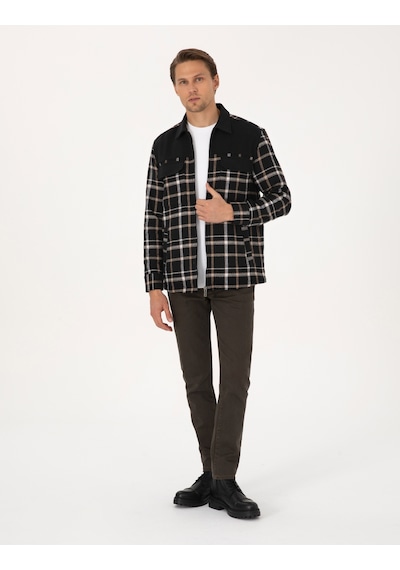 Pierre Cardin Erkek Siyah Gömlek Desenli 50312270-vr046 Siyah