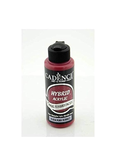 Hybrid Multisurface Akrilik Boya 120 Ml. H-054 Kan Kırmızı 0,15 L