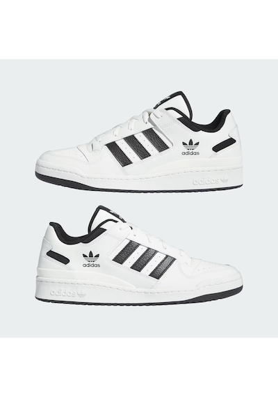 Adidas Cwhıte/cblack/cwhıte Erkek Basketbol Ayakkabı Forum Low Cl Ih7830 Beyaz