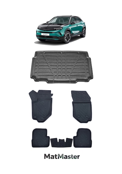 Opel Mokka Elektrikli 2022 Model 5d Premium Ekstra Havuzlu Paspas Ve Bagaj Havuzu Set