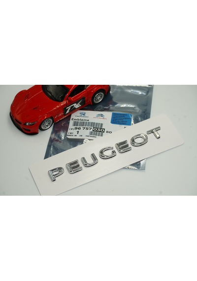 Dk Peugeot Bagaj Krom Abs 3m 3d Yazı Logo Amblem 13,5 Cm