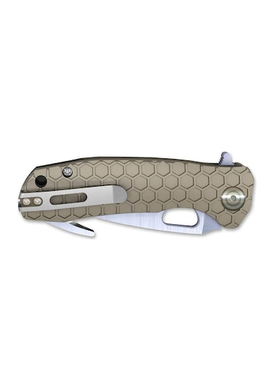 Honey Badger Hook Large Tan Kamp Çakı Kahverengi