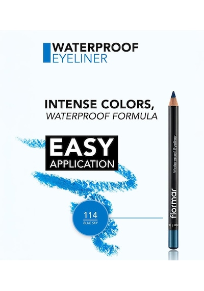 Suya Dayanıklı Göz Kalemi - Mavi Waterproof Belirtilmemiş