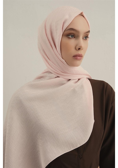 Armine Lyocell Naia Üçgen Monogram Şal 5 39 Pembe