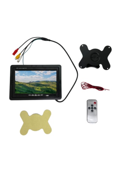 Viva 7 Inç Tft Lcd Güvenlik Kamera Monitörü Hd Görüntü Destekli Masaüstü Ekran