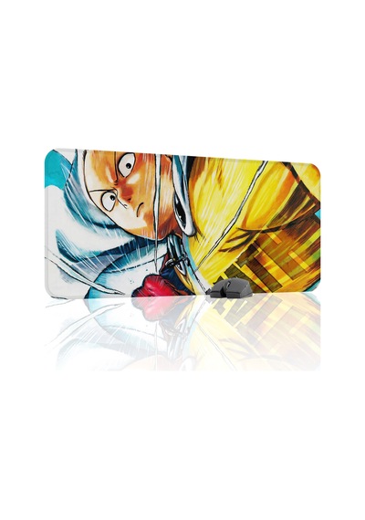 One Punch Man Kaymaz Dikişli Kauçuk Oyuncu Mousepad V2 - 90x40 Xxl Gaming Mouse Pad Fare Altlığı