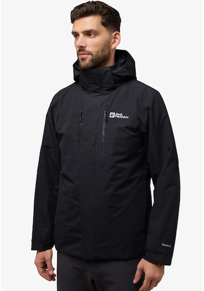 Jack Wolfskin Jasper 3ın1 Erkek Outdor Mont Siyah Siyah
