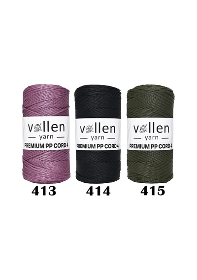 1000 Gr Polyester Makrome Ipi,2mm 5'li Set, Makrame Ipi, Supla Ipi, Çanta Ipi,1150 Metre