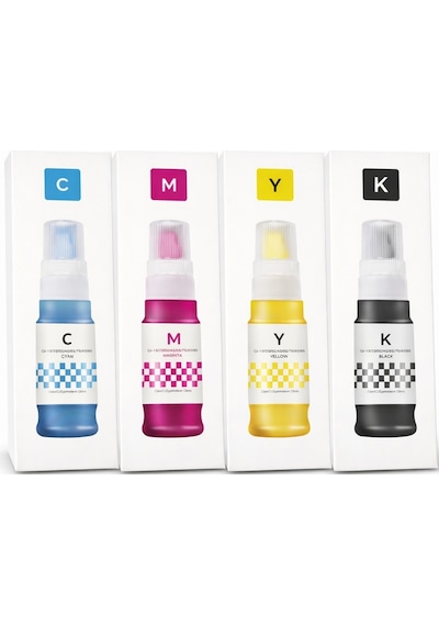 Canon Uyumlu Gı-45 Cmyk Takım 70ml Mürekkep