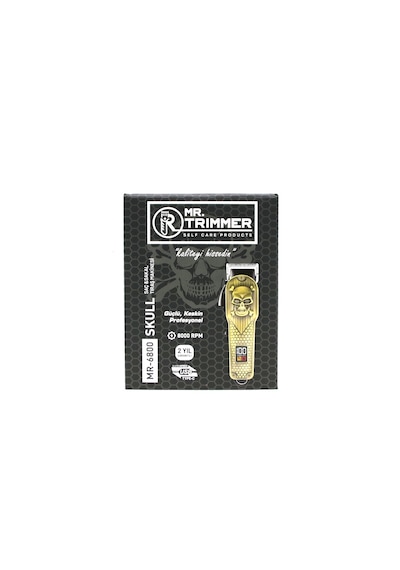 Saç - Sakal Kesme Traş Makinesi Ayarlanabilir Bıçak - 0,1mm-0,5mm 8000rpm 6 Farklı Kesim Mr-6800