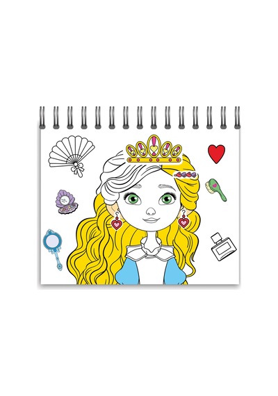 Stickerlı Boyama Kitabım Güzellik Atölyesi