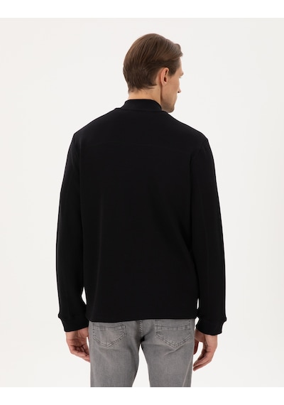 Pierre Cardin Erkek Siyah Sweatshirt 50296505-vr046 Siyah