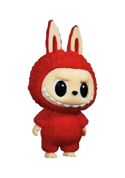 Figür Anahtarlık-labubu Anahtarlık-kırmızı-13 Cm. Kırmızı