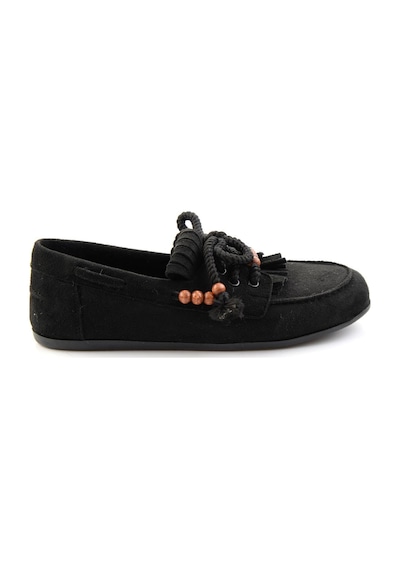 Bambi Siyah Kadın Loafer Ayakkabı K01566004872 Siyah