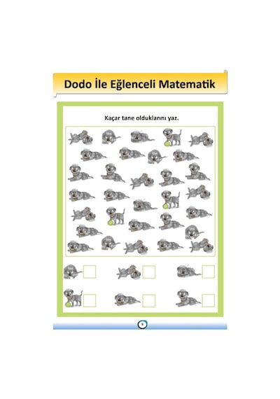 Dodo ile Eğlenceli Matematik Yaz-Sil Kitabı