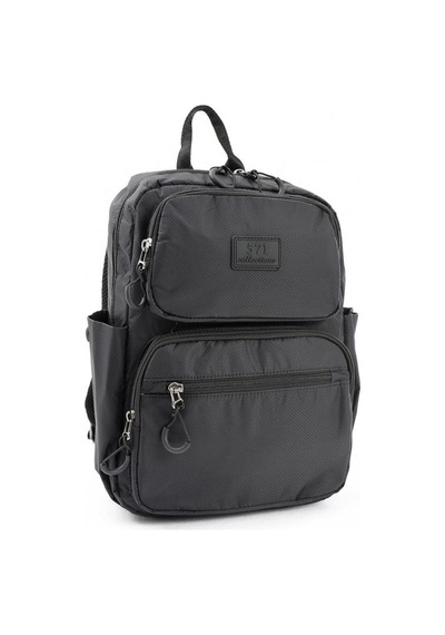 Baginn Unisex Sırt Çantası Paraşüt Kumaş Hafif Çok Cepli Yağmur İtici Kumaş 34 24 Cm 571 Collection Siyah