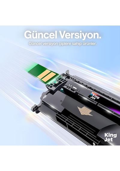 Kingjet Canon Uyumlu Crg-057h Yüksek Kapasiteli Çipli Uyumlu Toneri I-sensys Lbp236 Uyumlu