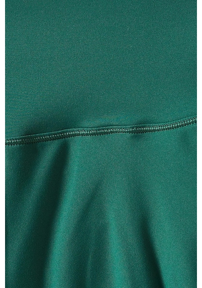 Vuori Esnek Örgülü Baseline Mini Etek, Atletik & Modern Yeşil