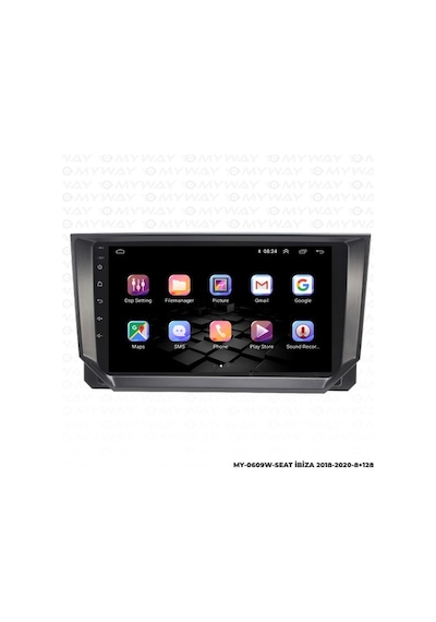 Myway Seat Ibiza Android Multimedya Carplay Navigasyon Ekran - 8gb Ram+128 Gb Hdd - Myway