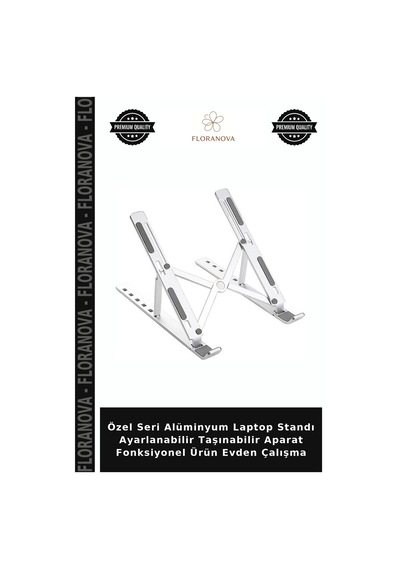 Özel Seri Alüminyum Laptop Standı Ayarlanabilir Taşınabilir Aparat Fonksiyonel Ürün Evden Çalışma