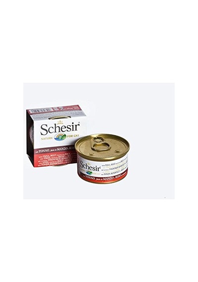 Ton Balıklı Sığır Filetolu Ve Pirinçli Pişirme Suyunda Yetişkin Kedi Konservesi 85g