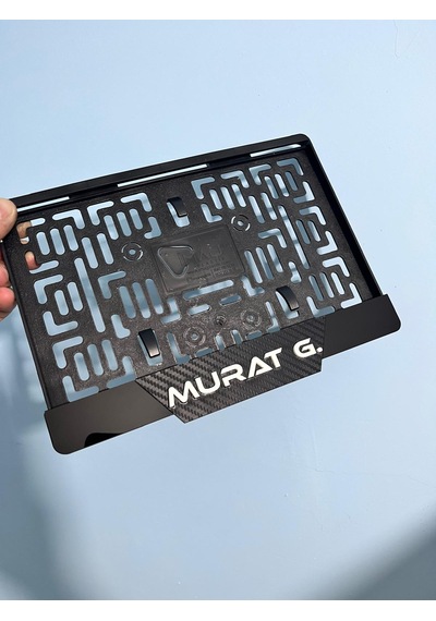 Kişiye Özel Karbon Pleksi Motor Plakalığı