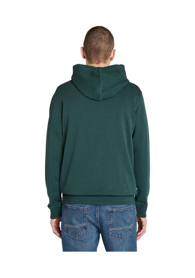 Timberland Established 1973 Logo Erkek Sweatshirt Koyu Yeşil