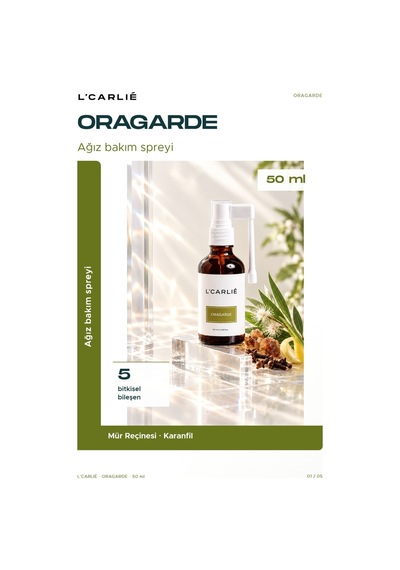 L'carlıe Oragarde Ağız Bakım Spreyi Ferahlatıcı 50 Ml