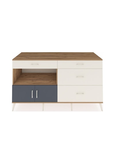Kronos Konsol Tek Raflı 4 Çekmeceli 2 Kapaklı 176x59x99 Çam-antra Çam-antrasit/aytaşı Kronos Konsol Tek Raflı 4 Çekmeceli 2 Kapaklı 176x59x99 Çam-antra Çam-antrasit/aytaşı