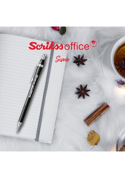 Scrikss Office Simo Mekanik Kurşun Kalem Siyah 0.5 Mm Genel