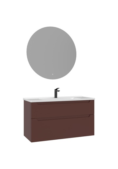 Orka Messina 100 Cm Tuscan Kırmızı Led Banyo Dolabı Takımı Kırmızı Orka Messina 100 Cm Tuscan Kırmızı Led Banyo Dolabı Takımı Kırmızı