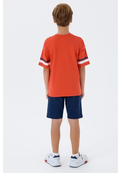 U.s. Polo Assn. Erkek Çocuk Turuncu Bermuda Takım Turuncu U.s. Polo Assn. Erkek Çocuk Turuncu Bermuda Takım Turuncu