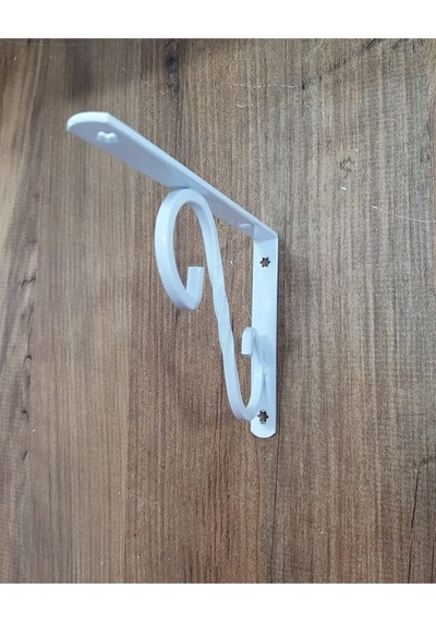 Ferforje Raf Altı Beyaz 15 11,5 Cm 4adet Beyaz