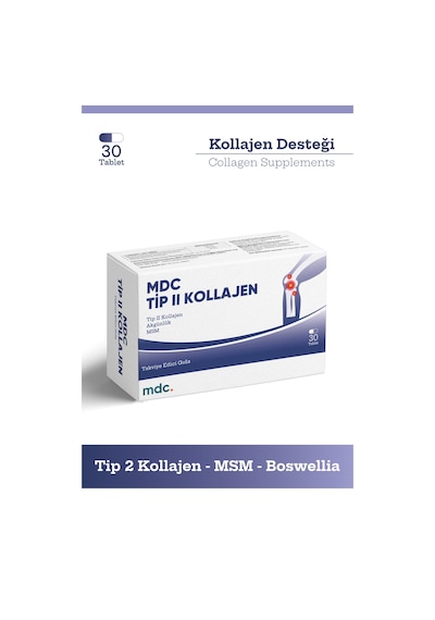 Mdc Tip 2 Kolajen+Msm+Boswellia 30 Tablet