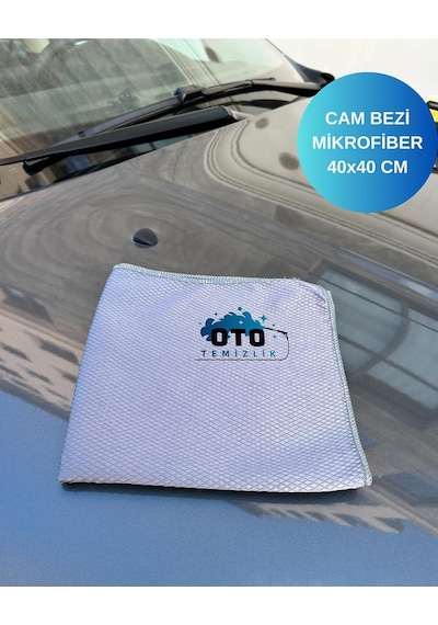 Tr 3'lü Oto Detay Seti - Araba Detay Fırçası, Mikrofiber Araba Kurulama Bezi, Cam Bezi + Sünger Hediye