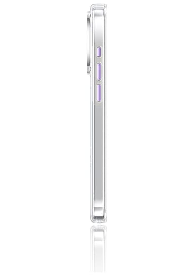 Apple Uyumlu iPhone 15 Pro Max Kılıf Magsafe Şarj Özellikli Standlı Pynana Dancing Streamer Serisi Kapak Mor