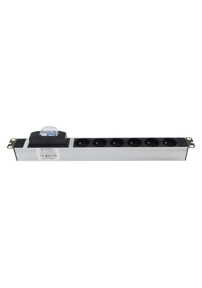 Amp Connect 19 İnç 1U 6 Çıkş Ups Fransız Otomatik Sigortalı
