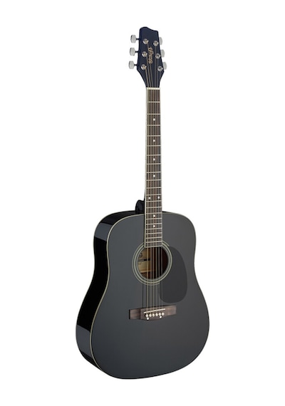Stagg Sa20d Blk 4/4 Tam Boy Akustik Gitar