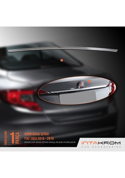 intakrom Fiat Egea Krom Bagaj Çıtası 2015 Üzeri Sd