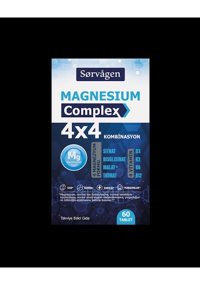 Sorvagen 4x4 Magnezyum Complex - 60 Tablet