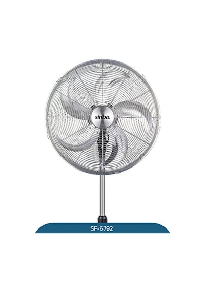 Sinbo Sf-6792 Ayaklı Vantilatör 20 İnç 130w Endüstriyel Fan 3 Kademeli Sessiz Güçlü 360 Ayarlanabilir