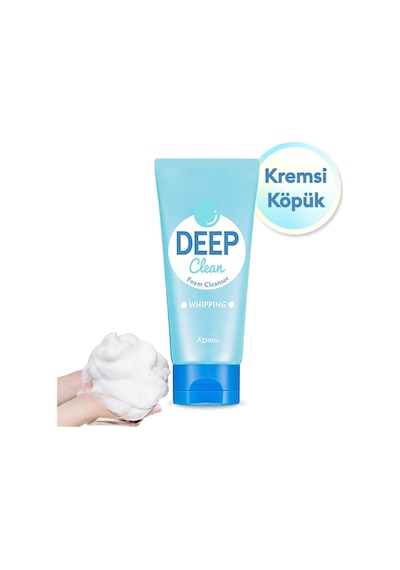 Missha A'PIEU Deep Clean Sertleşmiş Ciltler için Nemlendirici Yüz Yıkama Köpüğü 130 ML