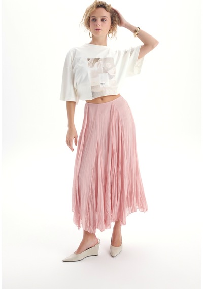 Mai Collection Mai Studios Co. Assa Pileli Pembe Etek Pembe