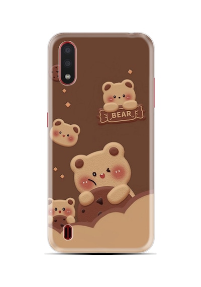Samsung Galaxy Uyumlu A01 Kılıf Boutique Baskılı Resimli Bears Pcode -032